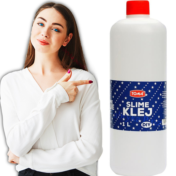 KLEJ W PLYNIE 1000ML TRANSP SLIME TO-482 BUT